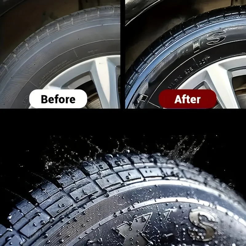 CarNest™ Tire Shine & Plastic Restorer – Restore Faded Trim & Remove Scratches in Minutes