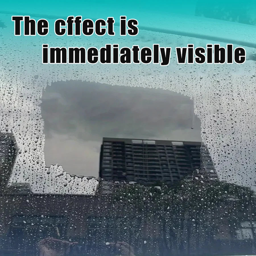 Car Glass Oil Film Remover – Crystal Clear Vision & Rain Repellent Coating