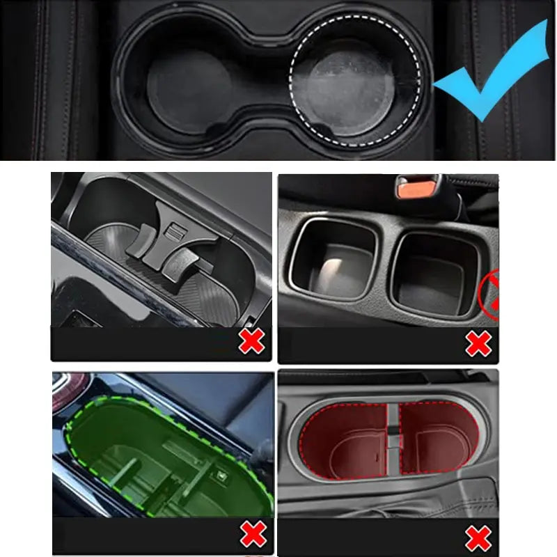 CarNest™ 2-in-1 Cup Holder Expander with Food Tray – No More Mess While Driving