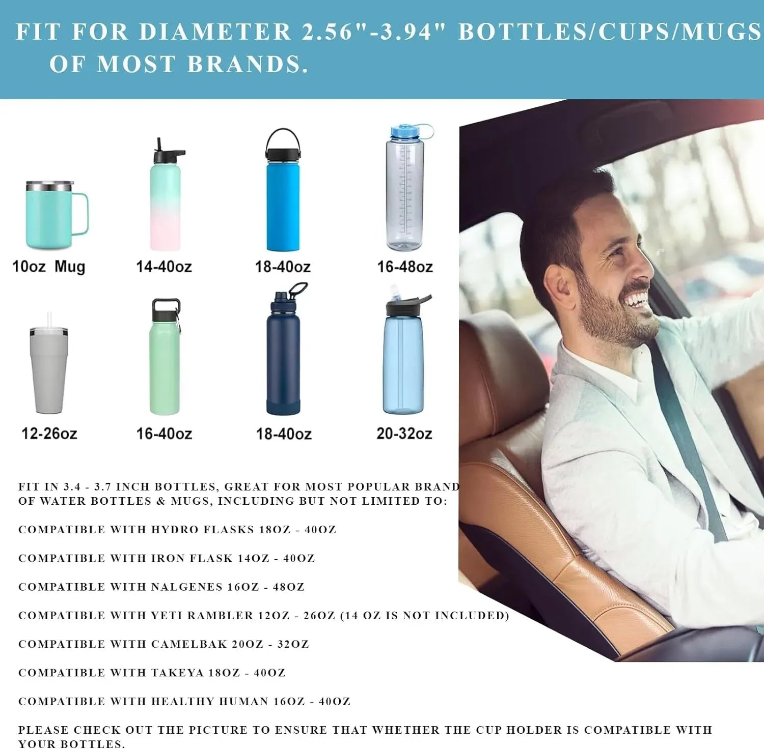 CarNest™ 2-in-1 Cup Holder Expander with Food Tray – No More Mess While Driving