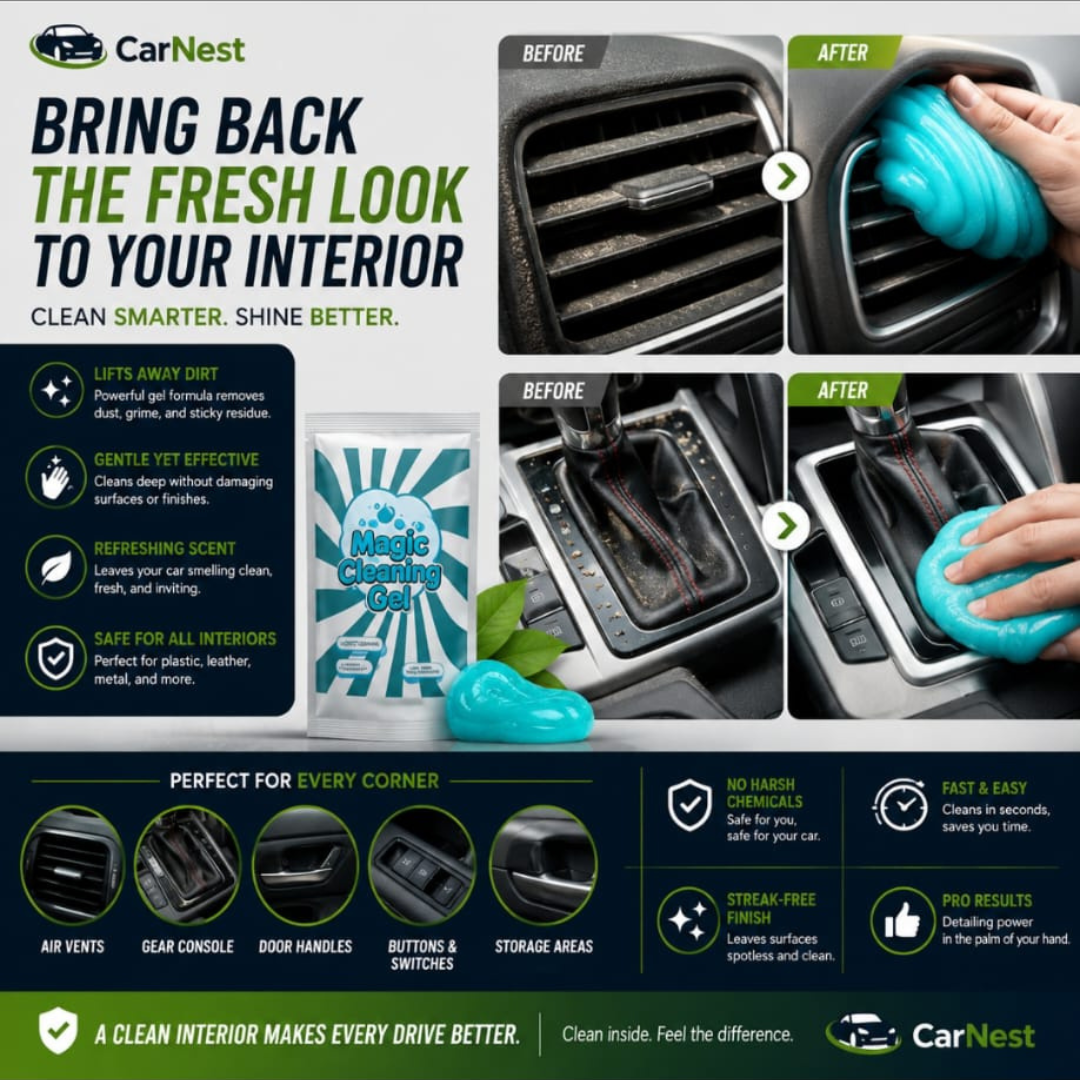 CarClean Pro™ Gel, Clean Your Car in Seconds