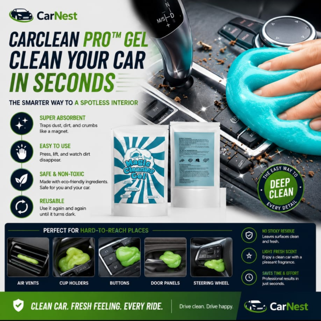 CarClean Pro™ Gel, Clean Your Car in Seconds