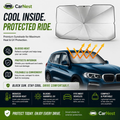 Stay Cool Anywhere  Foldable Car Sunshade – Universal Heat & UV Protection