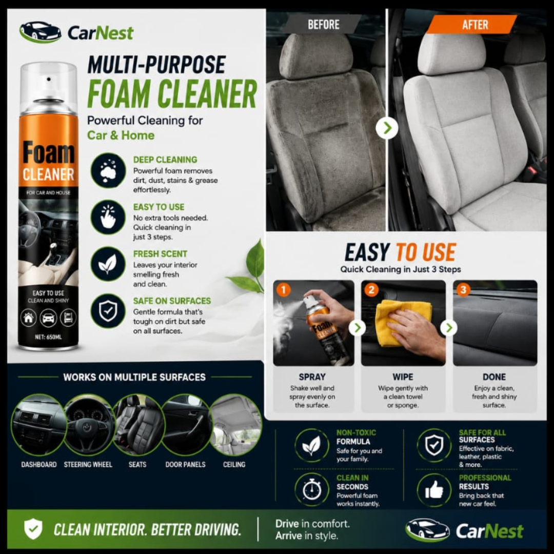 InteriorShine™ Multi-Surface Foam Cleaner