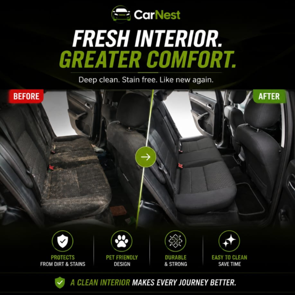 Stop Dog Hair & Mess In Your Car - In Second